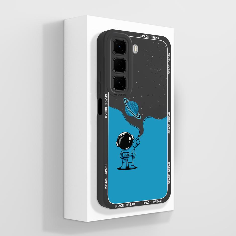 For Infinix Hot50 50i 50Pro 50Pro+ Case Lovely Cat Panda Fall Prevention Unique Phone Cover For Infinix Hot 50 Pro Plus 50i Capa