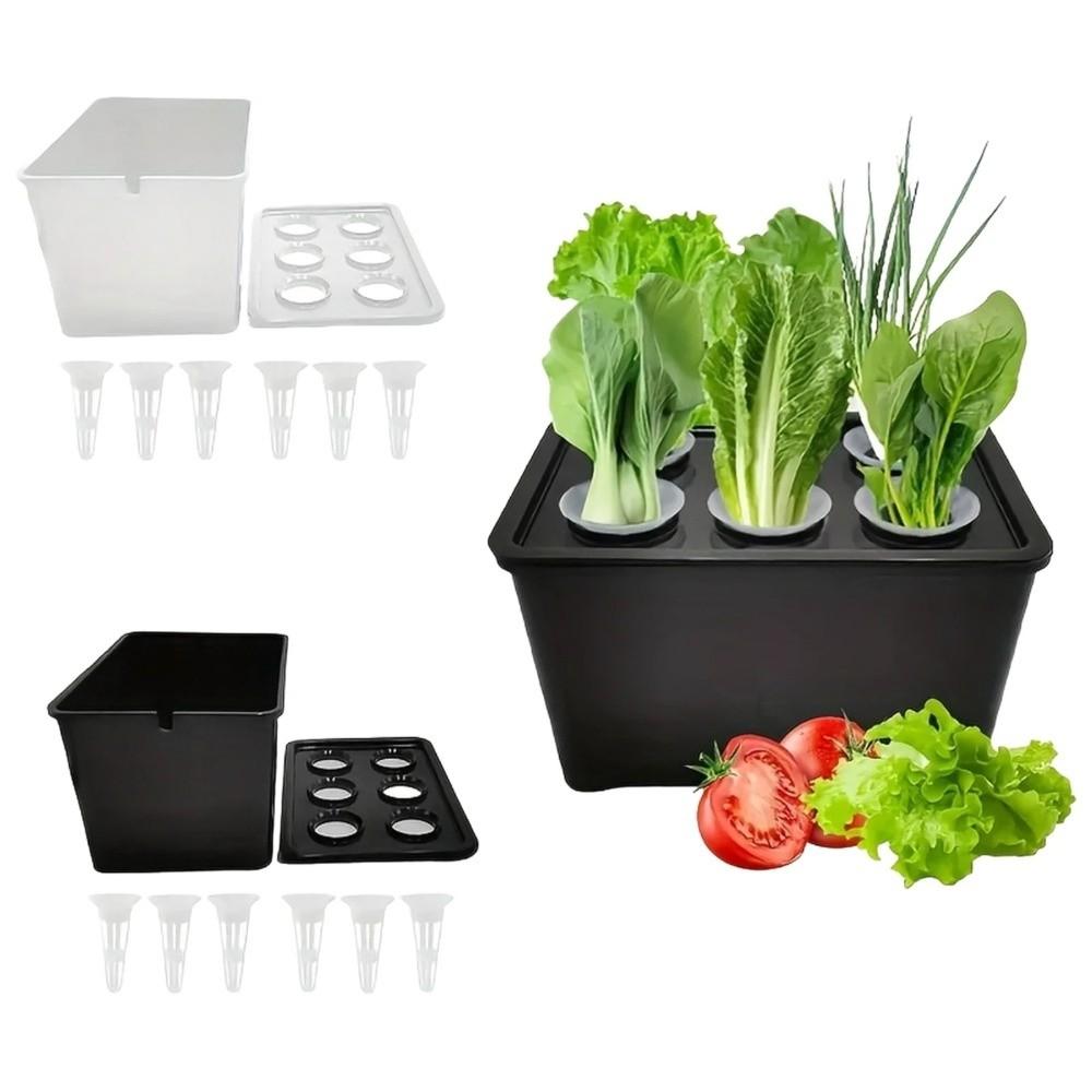 Plastic Soil-Free Planting Box Self Watering Nursery Pots  Vegetable Growing