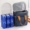 Insulated Food Container with Shoulder Belt Waterproof Lunch Storage Bag Large Capacity Multiple Pockets Box for Meal