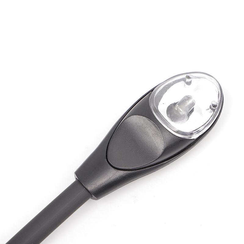 LED Gooseneck Clip-On Book Light: Multi-Spec Reading Lamp for Bedside or Table Use