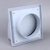 Abs Exterior Wall Ventilation Grille With Valve For Range Hood Duct Air Outlet Weatherproof Material 100Mm 125Mm 150Mm