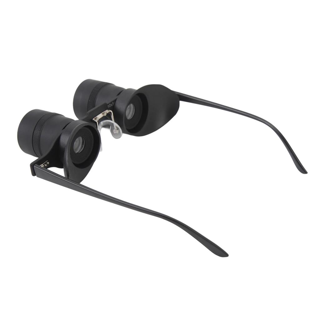 Hands-Free Binocular Glasses for Fishing, Bird Watching, Sports, and Concerts - HD Lens, Durable Construction, 3 Color Filters, Adjustable Focus,