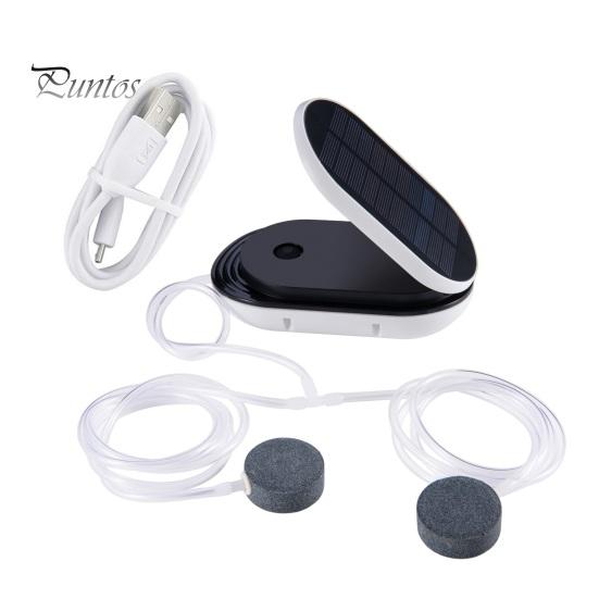 

Сонячний повітряний насос Оксигенатор для басейну на сонячних батареях Аератор Барботер USB-акумуляторна киснева помпа для садового фонтану Басейн Акваріум білий