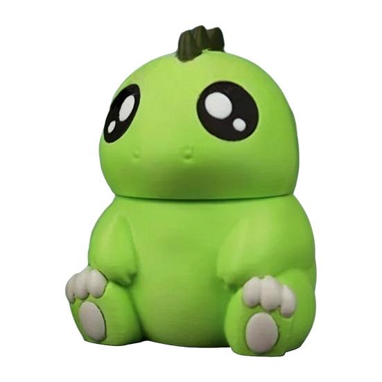 Подставка для яйца в виде динозавра со съемной крышкой и прорезью для ложки Пластиковый держатель для яиц для украшения вечеринки на завтрак Милый 3D-печатный оригинальный кухонный гаджет S