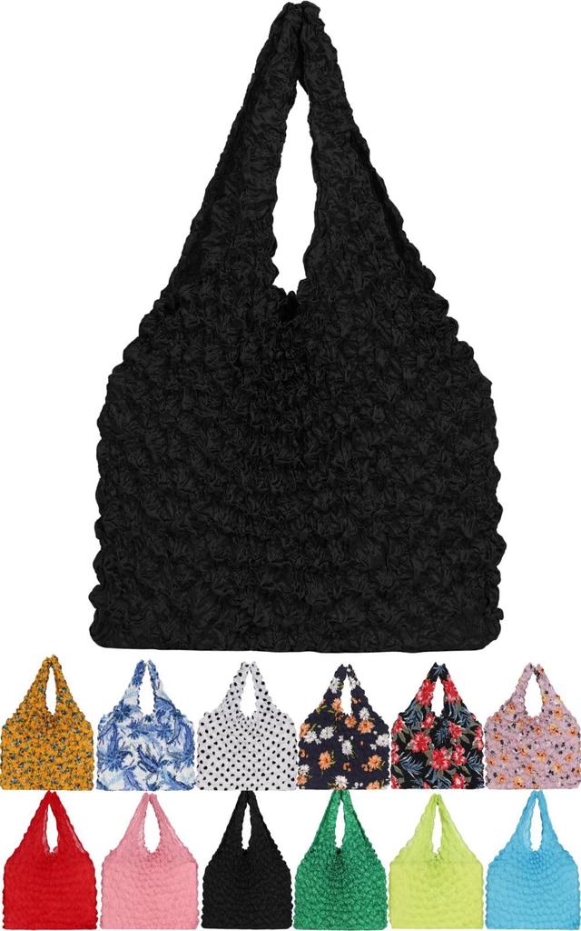 Daction Crinkled Eco No Available in and Yellow Bag, Small, Drawstring, Stylish, Cute, Shrinkable, Stretchable, Foldable, Popular, Compact, Folding,