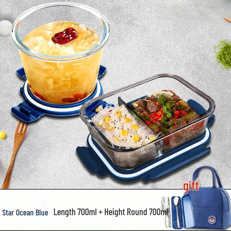 Ru Han 2-Tier Glass Lunch Box Set