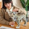 Realistic Beast Plush Toys Cute Wild Tiger Lion Leopard Soft Stuffed Animal Doll Cool Home Decor Kids Gift