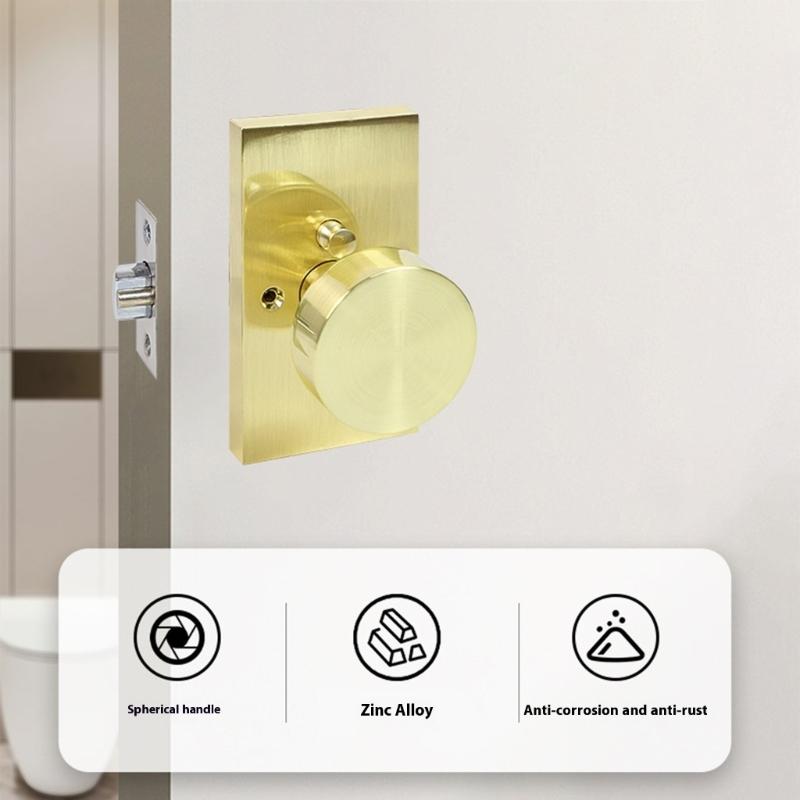 Modern Alloy Passage Door Locks Matte Black Finish Alloy Easy Installation Kits With Keys Plate Screws