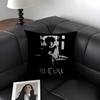 The Cure Rockband Kissenbezug Natürlicher Leinen Bio-Stoff Doppelseitiger Druck Sofa Heimdekoration Geschenk Kissenhülle