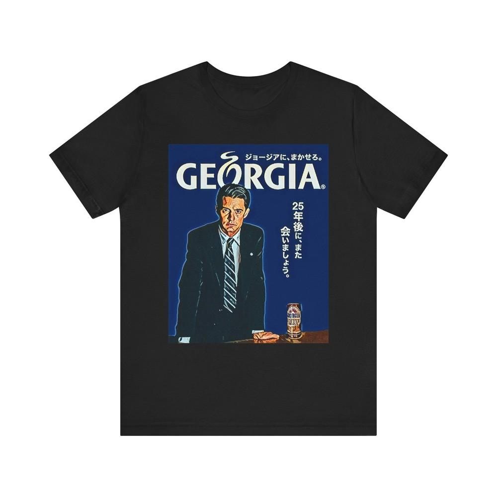 

Dale Cooper Georgia Coffee Short Sleeve Tee Shirt Graphic Print Crewneck Unisex L