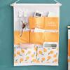 Multipurpose Hanging Storage Bag - Cotton and Linen Wall-mounted Door Bag Can Hold Mobile Phones and Dormitory Storage Supplies
