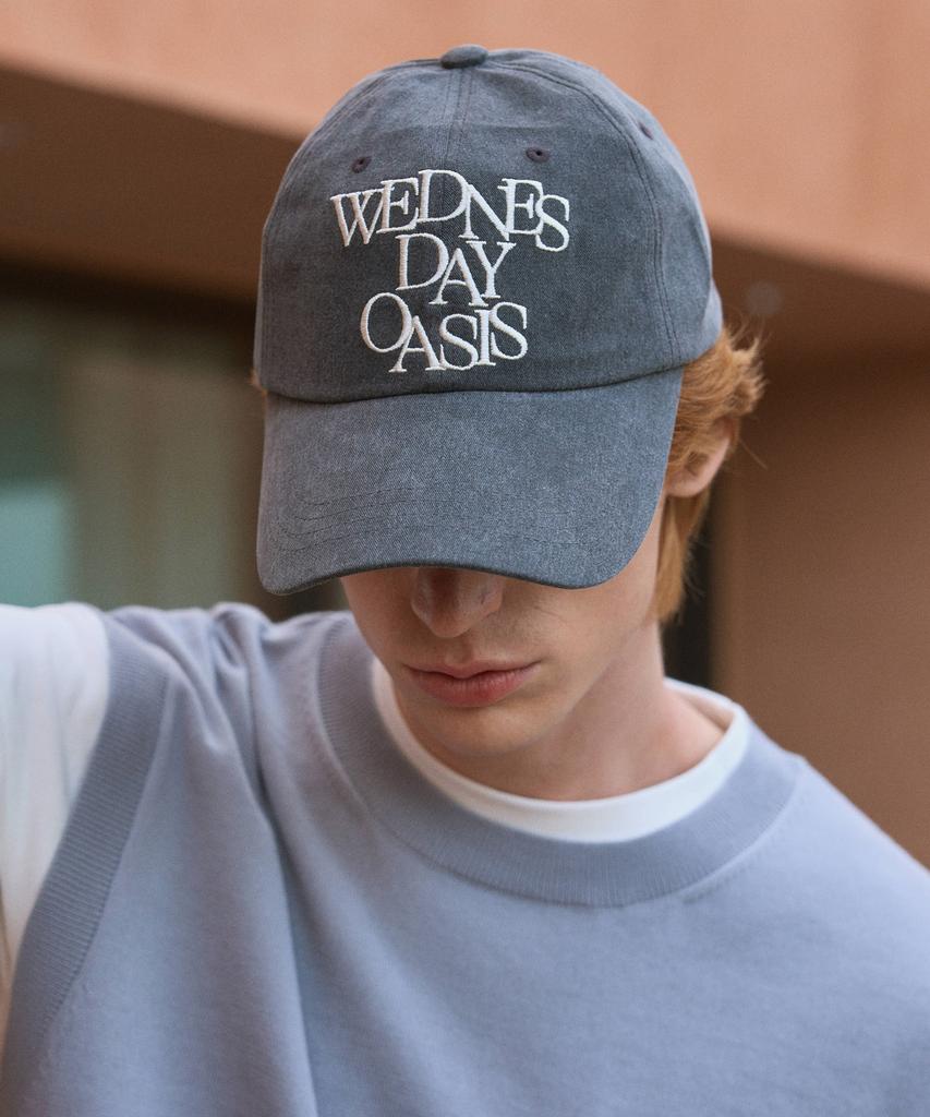 Wednesday Oasis For Woman Signature Lettering Pigment Ball Cap (9 Colors)