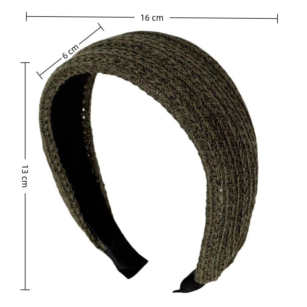 Headwear Knitted Headband Non Slip Hair Hoop New Wide Hair Band For Women Girls