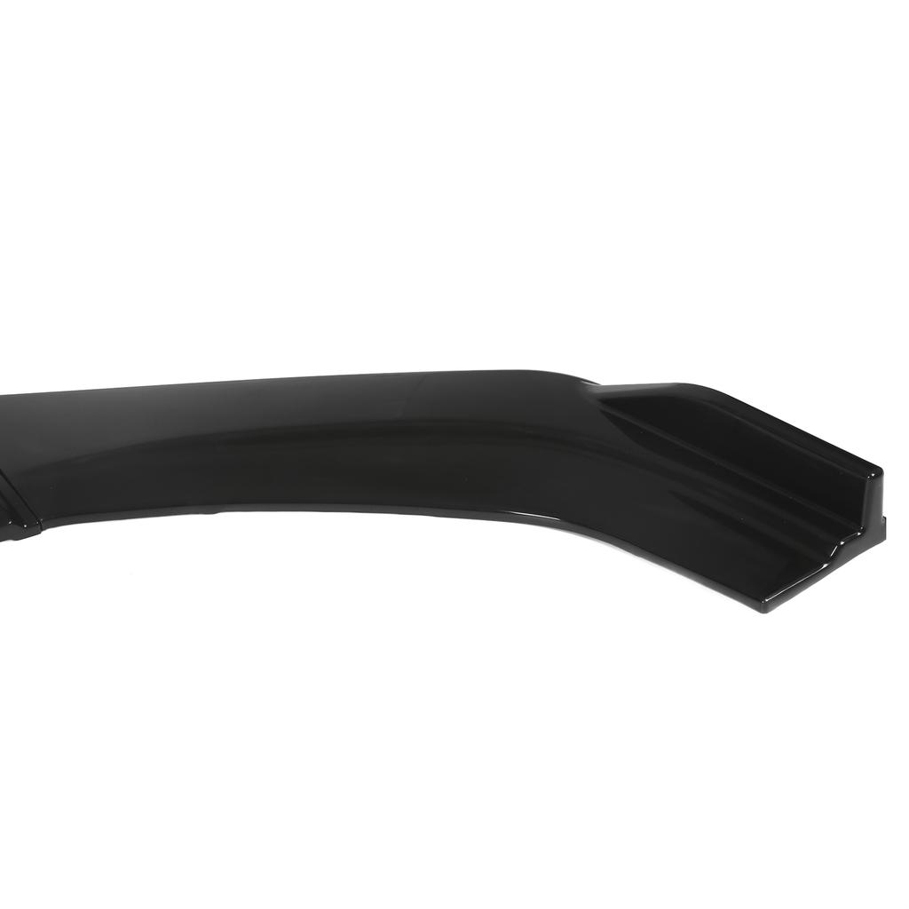 Front Bumper Lip Spoiler Splitter Kit   Aerodynamic Accessory for Car Modification(Glossy Black Red )