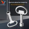 Multi-Purpose Triangle Key for Tap, Valve, Door, and Cabinet Locks