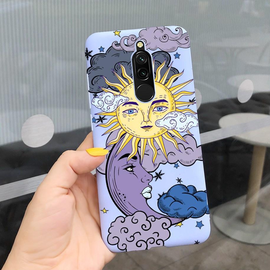 Popular Lavender Case For Xiaomi Redmi 8 Cover 2021 Soft Slim Silicone TPU Phone Case Funda For Xiomi Redmi 8 Coque Redmi8 Cover