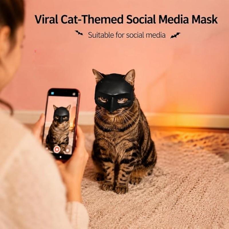 Halloween Bat Pet Mask Cat Dog Cool Black Cute Funny Spooky Fun Photo Prop Soft Accessory Toy Holiday Party Decor Creative Gifts
