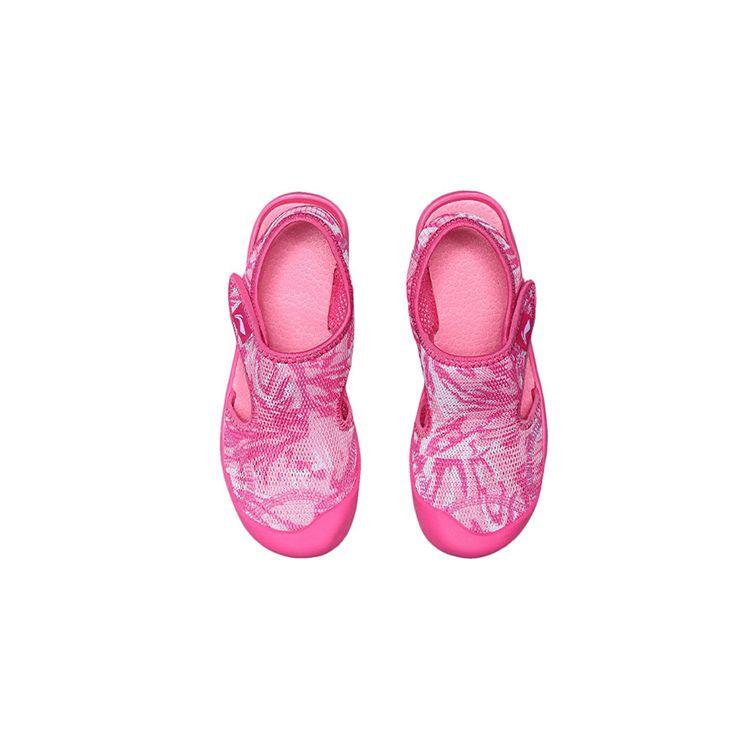 Li Ning Youth  Childrens Sports Trend Non-Slip Wear-Resistant Breathable Lightweight Sandals Kids Sandals Pink YKUQ058-42
