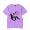 Short Sleeve Clothes Men's T-shirt Colorful Horse Girls Print Shirt Kawaii Shirt Men Women Tshirt Male Classic T-shirt Hombre