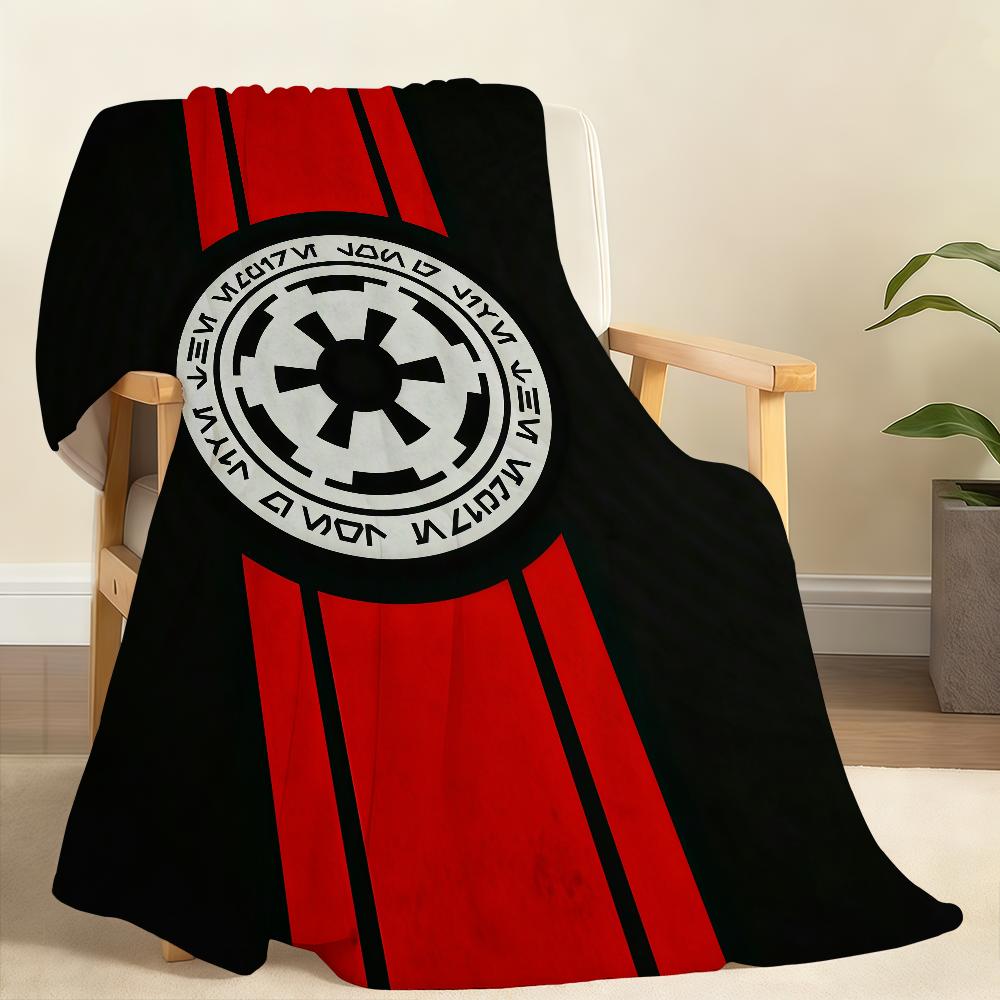 Classic S-Star W-Wars Logo Blanket Soft Throw Blanket for Home Bedroom Bed Sofa Picnic Travel Office Rest Cover Blanket Gift