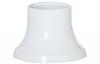 Straight Screw-on E27 Lamp Holder, White