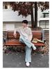 Men's Korean Style Two-Piece Lapel Pullover Knit Sweater - Winter Loose Fit, Casual Outerwear