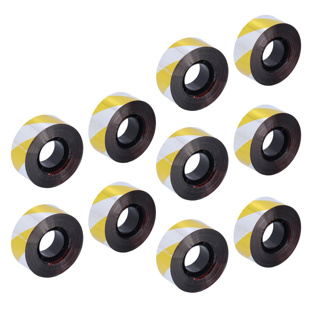 10PCS 2.5CMx60M Bird Deterrent Reflective Scare Tape Bird Repellent Ribbon for Garden Silver Red