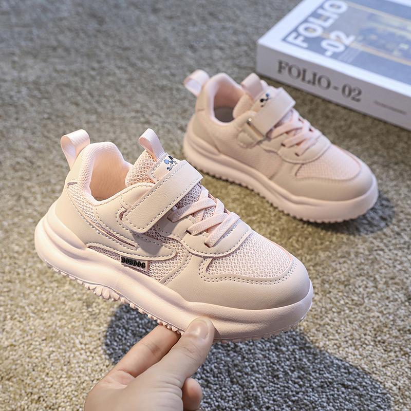Children's Sneakers Kids Fashion Design White Non-slip Casual Shoes Boys Girls Soft Breathable Sneakers Toddler Outdoor Shoes