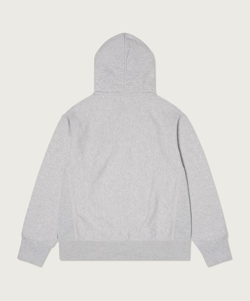 Champion Reverse Weave Loose Fit Zip-Up Hoodie Light Grey