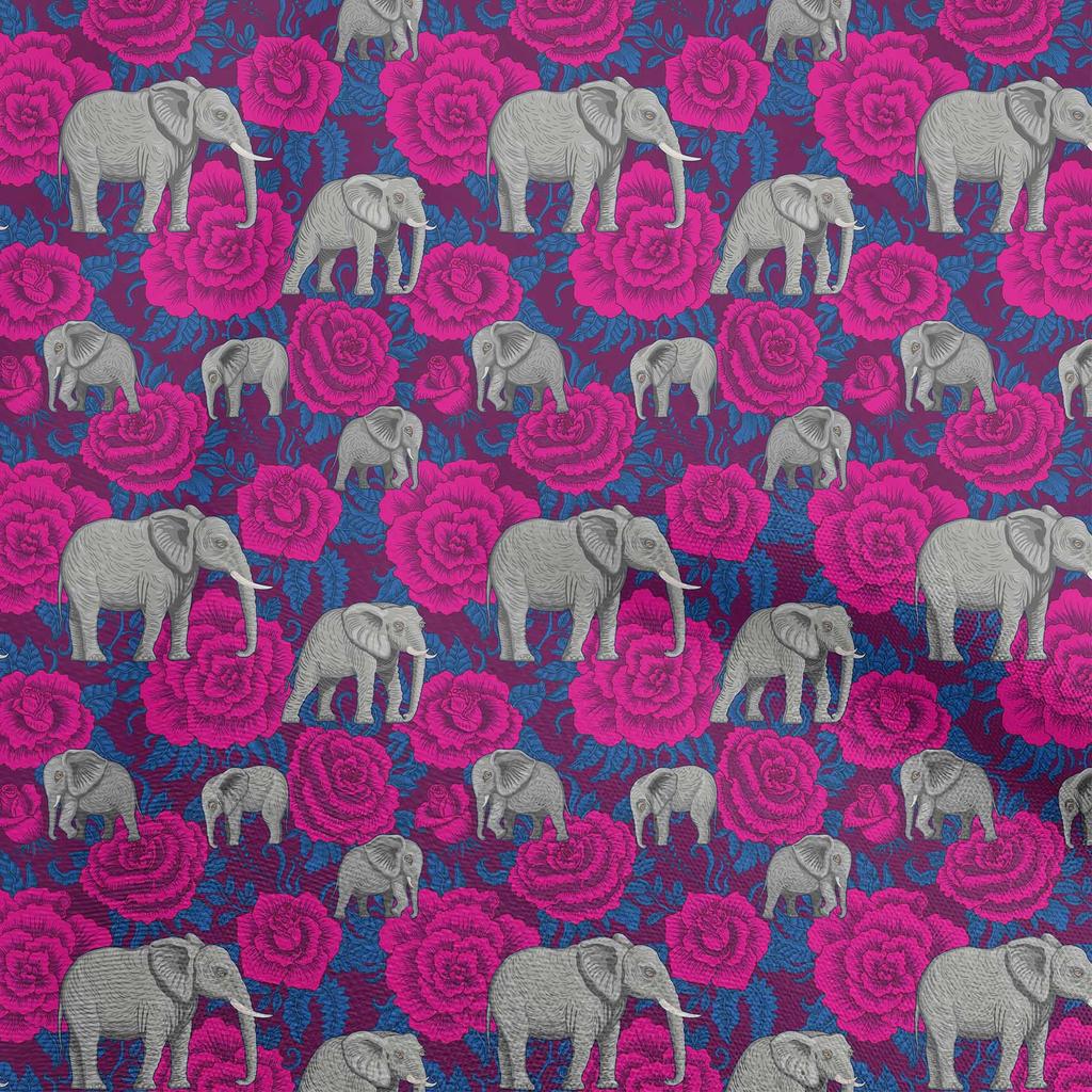 oneOone Cotton Flex Brown Fabric Animal Quilting Supplies Print Sewing Fabric by The Yard 40 Inch