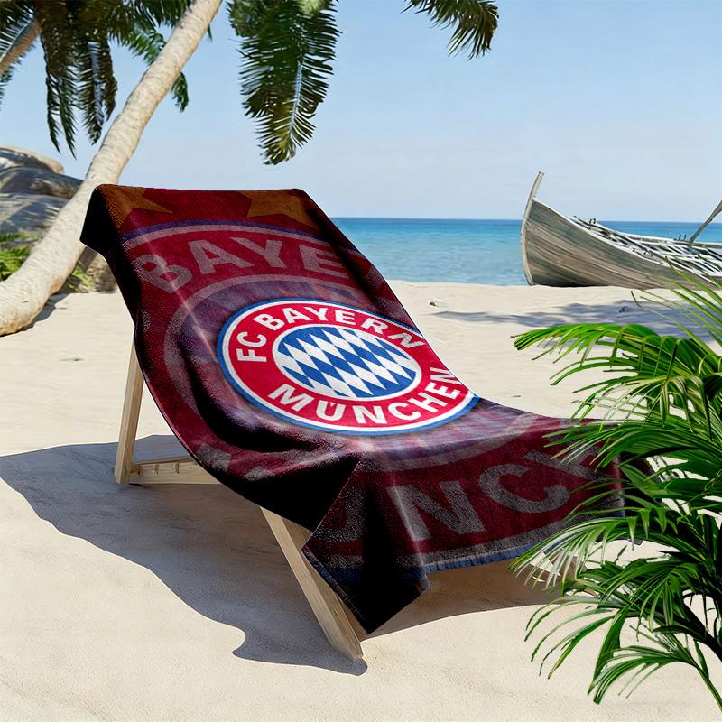 Bayern Munich Football Glory beach towel beach Portable for travel seaside quickdrying swim towel Absorbent bath towel Comfort