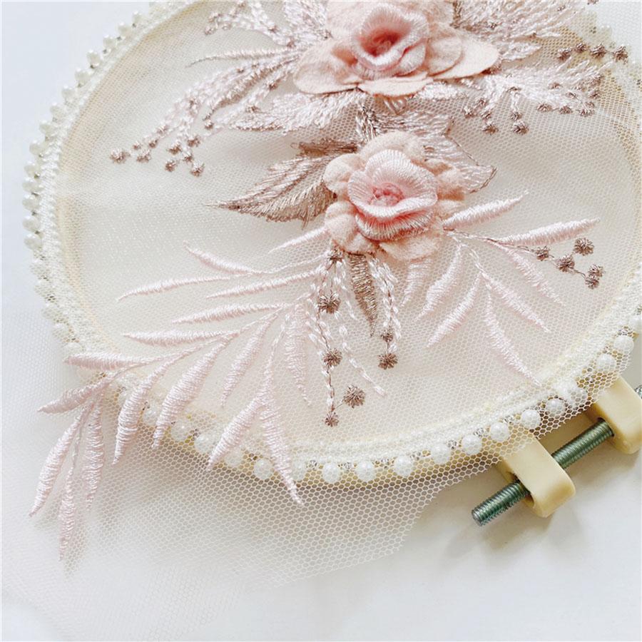 1 ks 3D krajková aplikace na svatební šaty DIY řemeslo květinová nášivka oděvní pomocný materiál