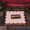 Tea Candle 50Pcs Smokeless Round/Heart Shape Flickering Birthday Mini Desktop Atmospheres for Party Wax