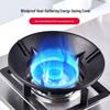 Baishengnu Enamel 8-Prong Windproof Gas Stove Wind Deflector Ring, Black (3-Pack)