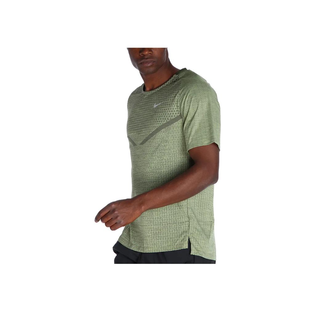 Nike All Over Print Logo Crew Neck Short Sleeve T-Shirt Men Tops Matcha DM4753-326