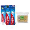 Frische Minz-Zahnpasta Doppelpack mit Bonus-Wattestäbchen