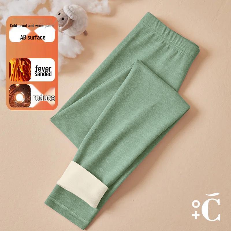 Women's Fleece-Lined Thermal Underwear Set - Semi-High Neck, Thick Base Layer for Autumn & Winter