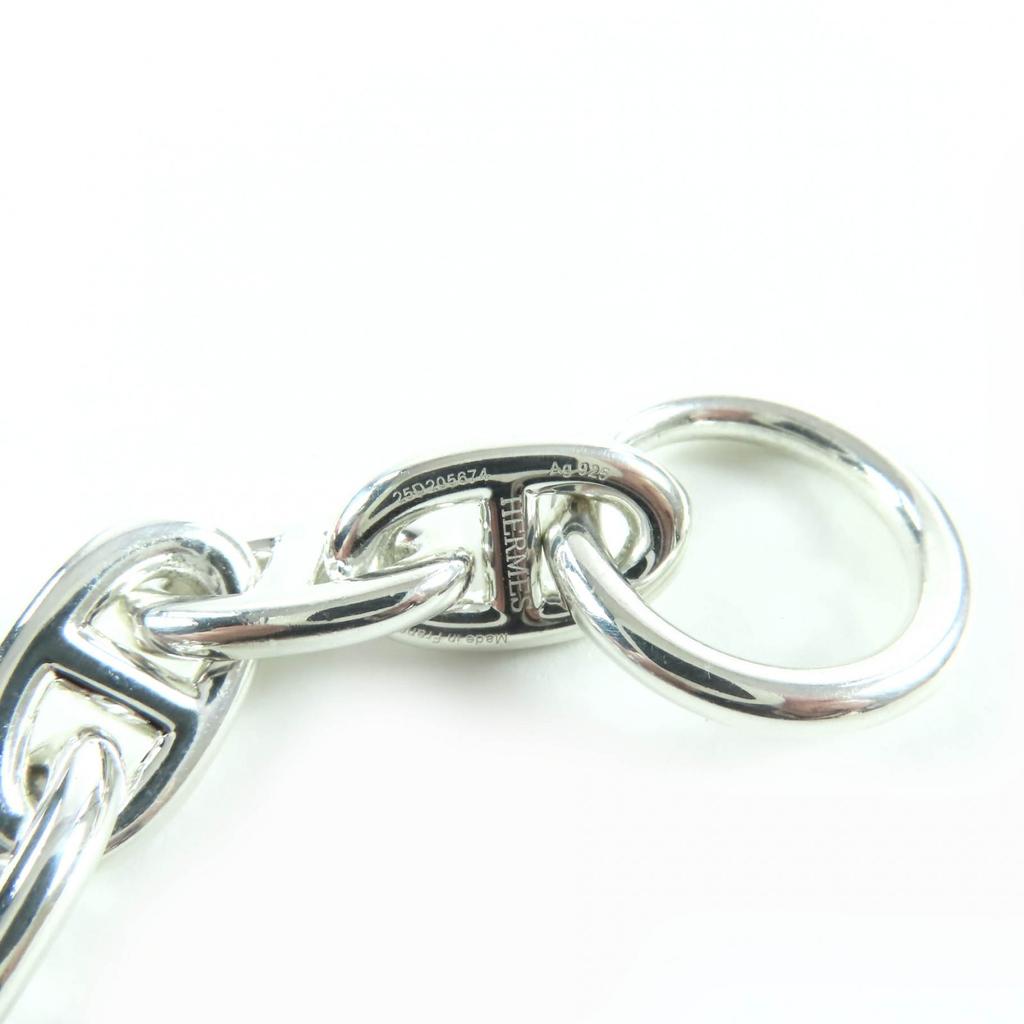Excelente pulseira HERMES Chene Dunkle MM 15 elos Prata AG925 Feminina Usada