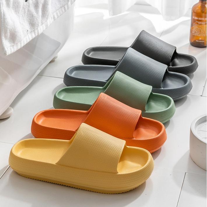 

Female summer cute slippers home indoor bathroom bath non-slip couple home cool slippers outside shoe mark 36/37 [recommended 35-36 feet]