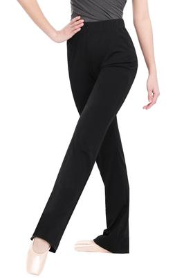 Flexible Dance Elastic Long Straight Size 9349 M S.lemon Women's Ballet/Jazz Leggings, Black, Leggings,