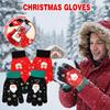 Premium Knitted Christmas Gloves Santa Snowflake Design Touchscreen Compatible Warm Winter Adult Kids Sizes Festive Gift