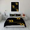 Yellow Juventus logo pattern. Bedding sets Duvet cover sets Duvet covers Pillowcases(1 * Duvet Cover 2 * Pillowcases without duvet insert)