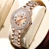 OLEVS Üst Marka Lüks Zarif Rose Gold Kol Saatleri Kadınlar İçin Moda Saatler Elmaslı Saat Reloj Mujer