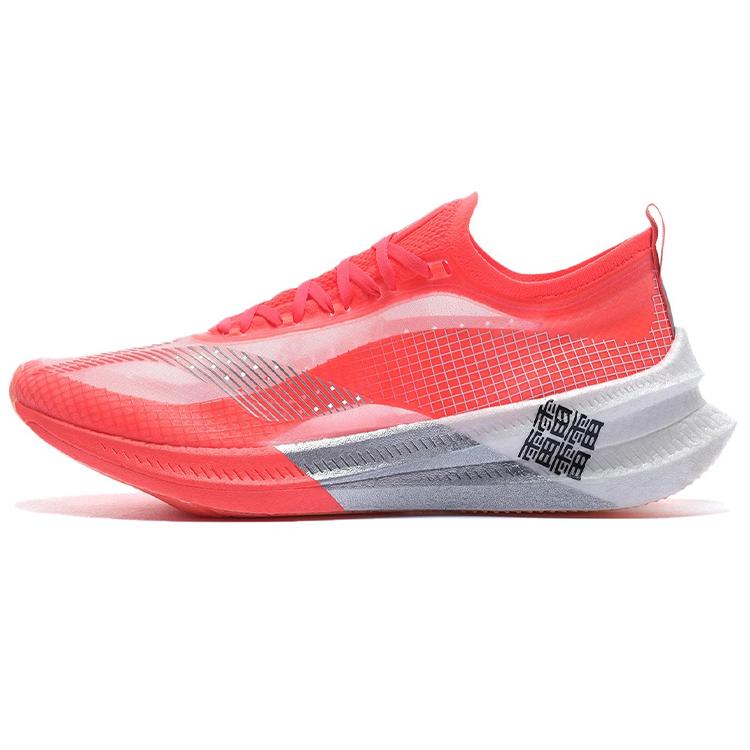 New LiNing Feidian 2 Elite Low Top Running Shoes Women's Neon Fruit Red ARMS018-1
