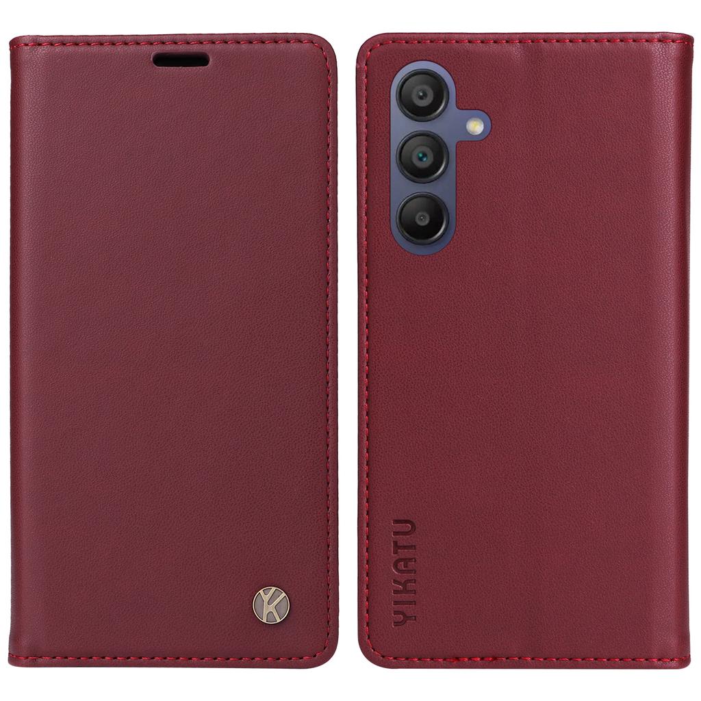 YIKATU YK-001 For Samsung Galaxy A17/A26 5G/A16 5G/A16 4G Case Stand Leather Phone Cover Strong Magnetic Closure