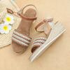 New Platform Wedge Sandals With Straps And Open Toes Fashionable And Casual Open Back Sandal For Womens Summer Sandalias 2026