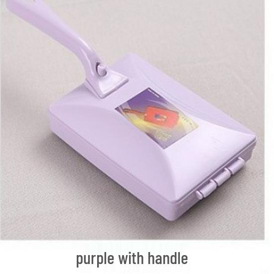 Velký prachový váleček s dlouhou rukojetí: Odstraňovač chloupků a zametač koberců pro úklid domácnosti (Postele, Pohovky)