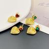 Fashion Retro Temperament Earrings Women'S High Sense Light Luxury Stud Earrings
