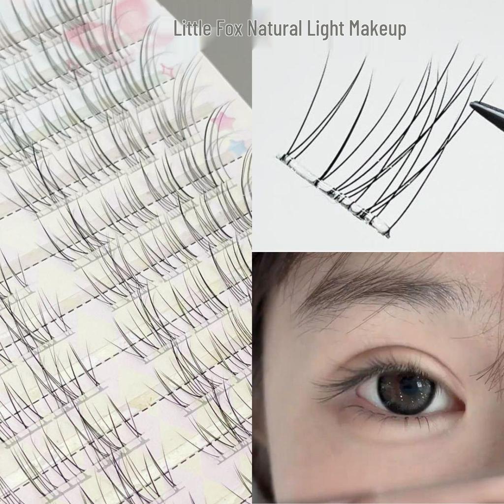 Little Fox Natural Look Comic Eyes: Ultra-Fine, Messy, Wild Eyelashes for a Bare-Faced Appeal.