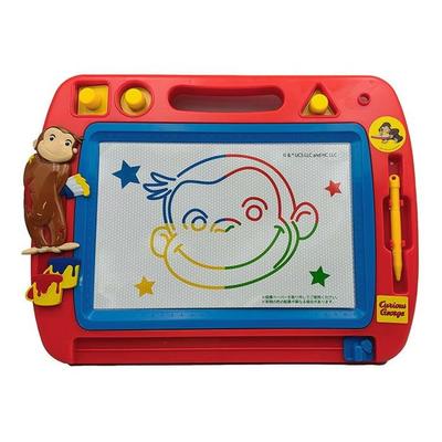 Neugierige George Buntes Zeichenbrett für Kinder